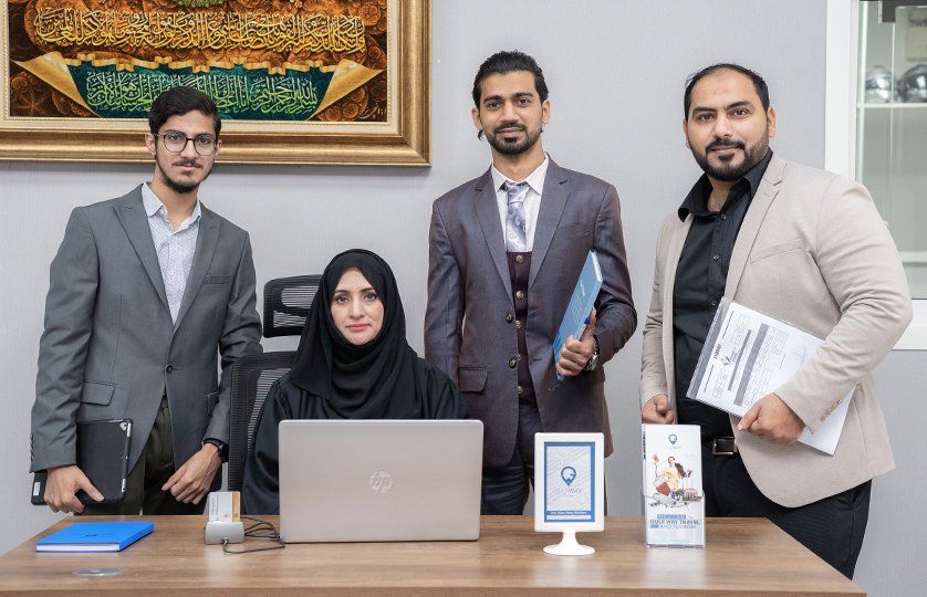 Emirates Way Delivery Services PRO Team Facing Camera