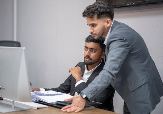 Emirates Way Delivery Services Accounts Team Members while sharing thoughts in an issue