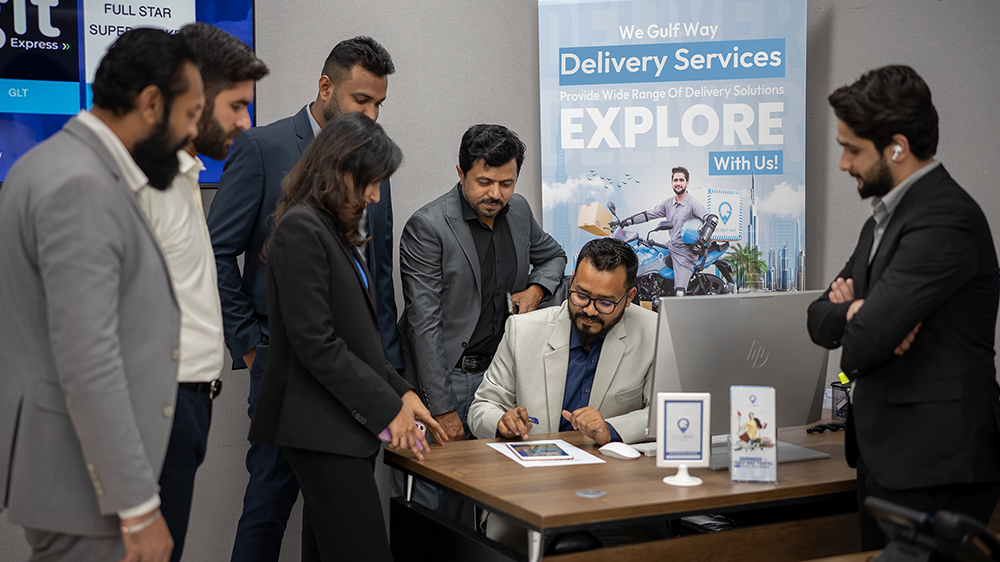 Emirates Way Delivery Services Operation team Planning Project Execution in Office